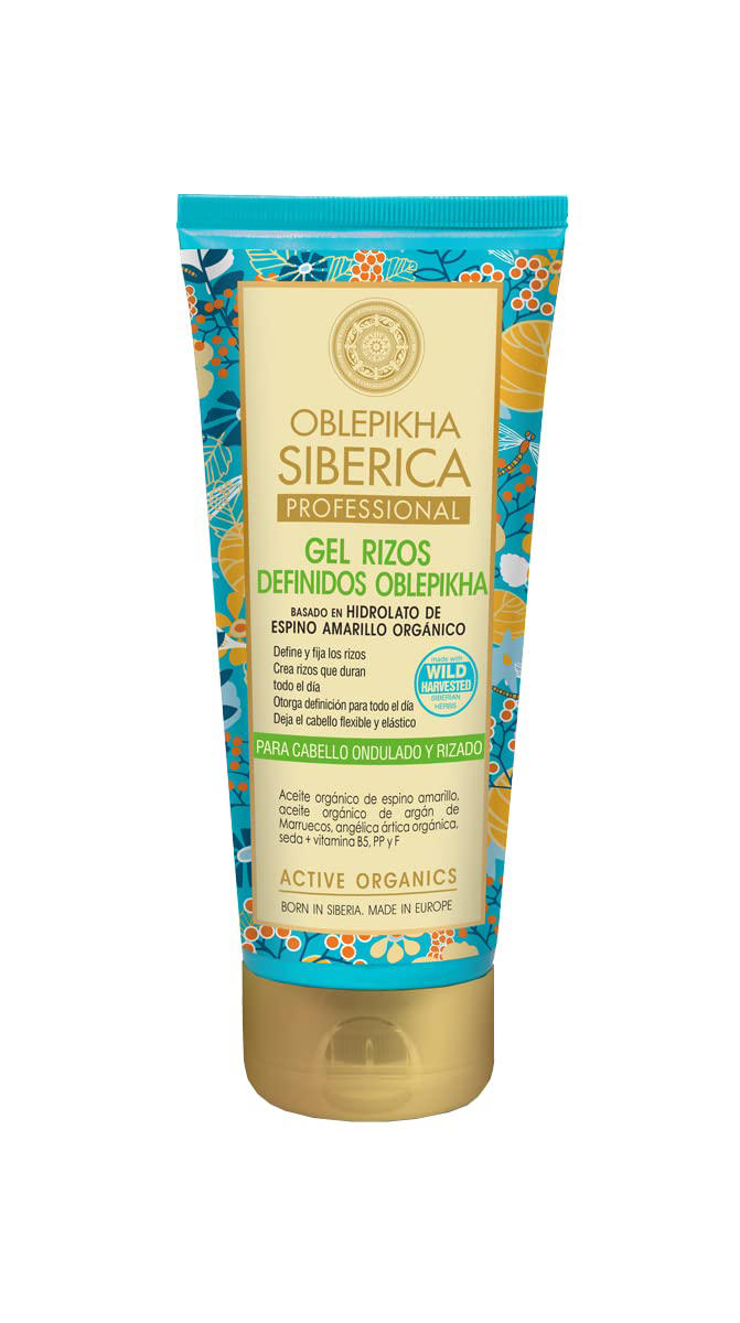 El gel activador de rizos con aceite de espino amarillo de Altái que ha ...