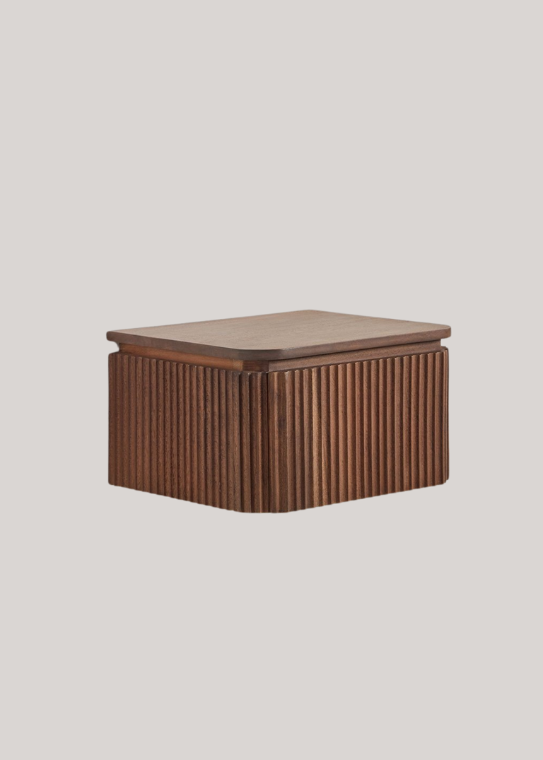 You Wouldn't Be Able to Tell, but This Floating Bedside Table Has ...
