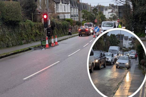 Roadworks cause delays on main school route in Helston – how long will ...