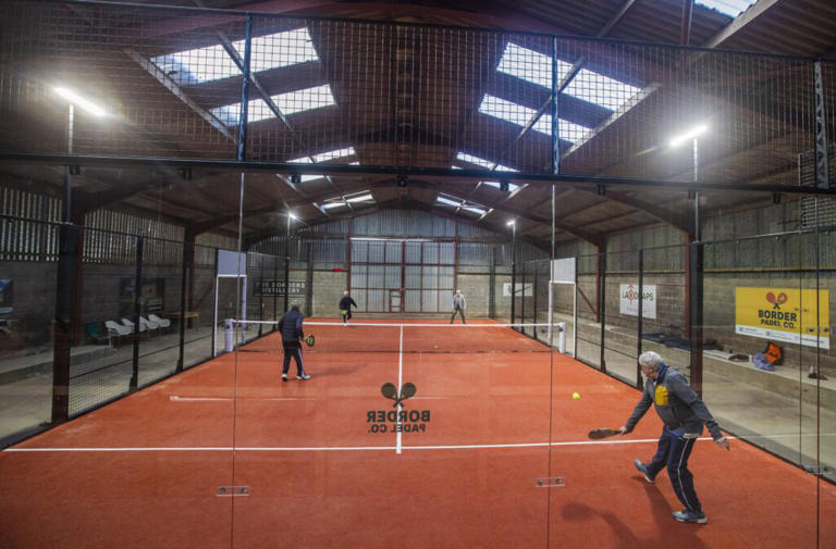 Farmer diversifies by turning barn into padel tennis club