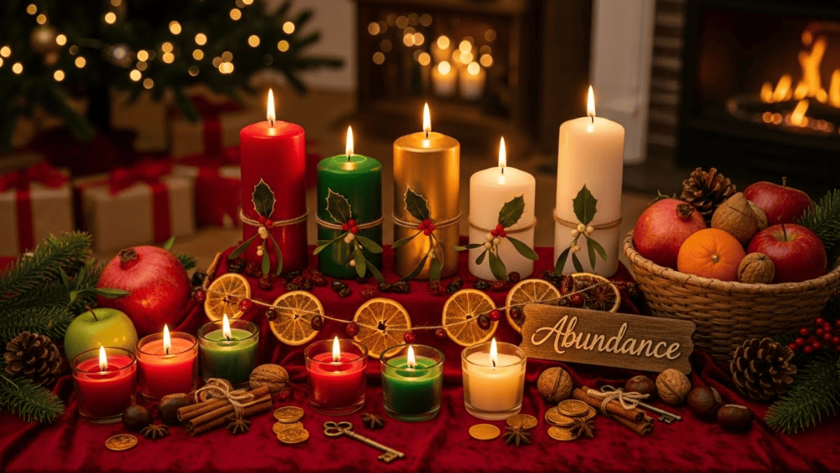 Love and abundance rituals with red candles for december 1, 2025