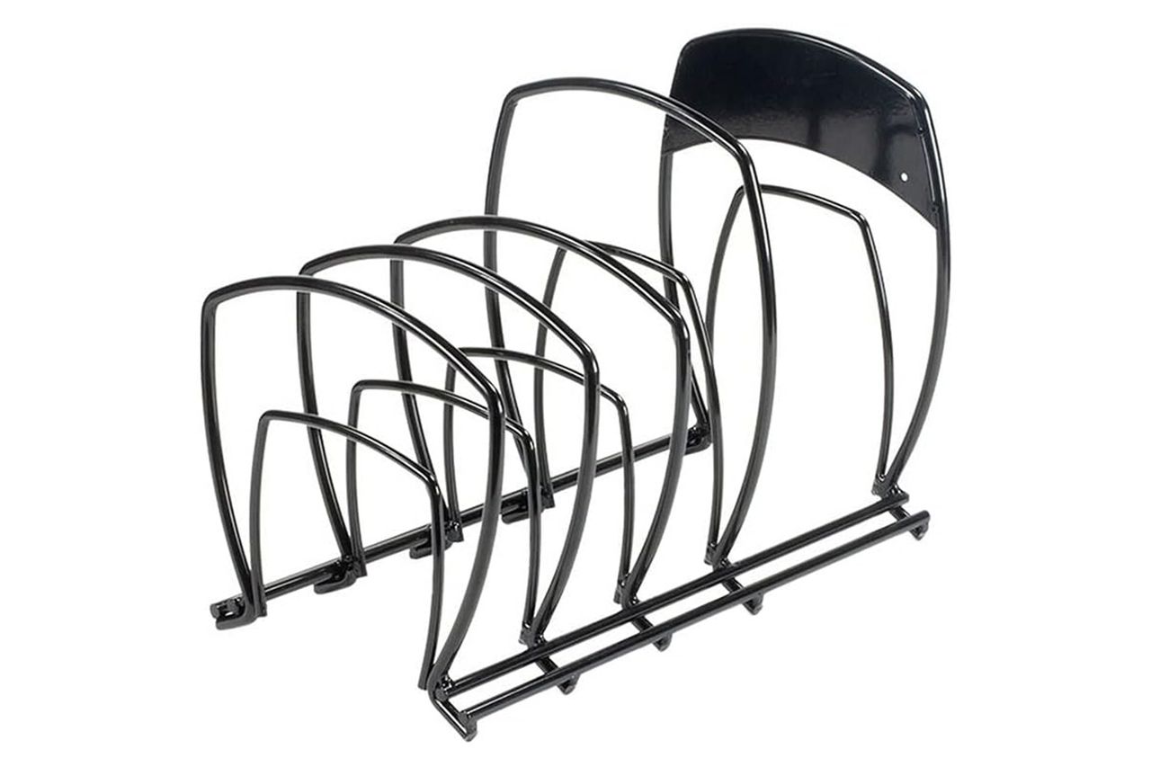 Amazon Lodge 5-Tier, Kitchen and Pantry Cast Iron Cookware Storage Organizer