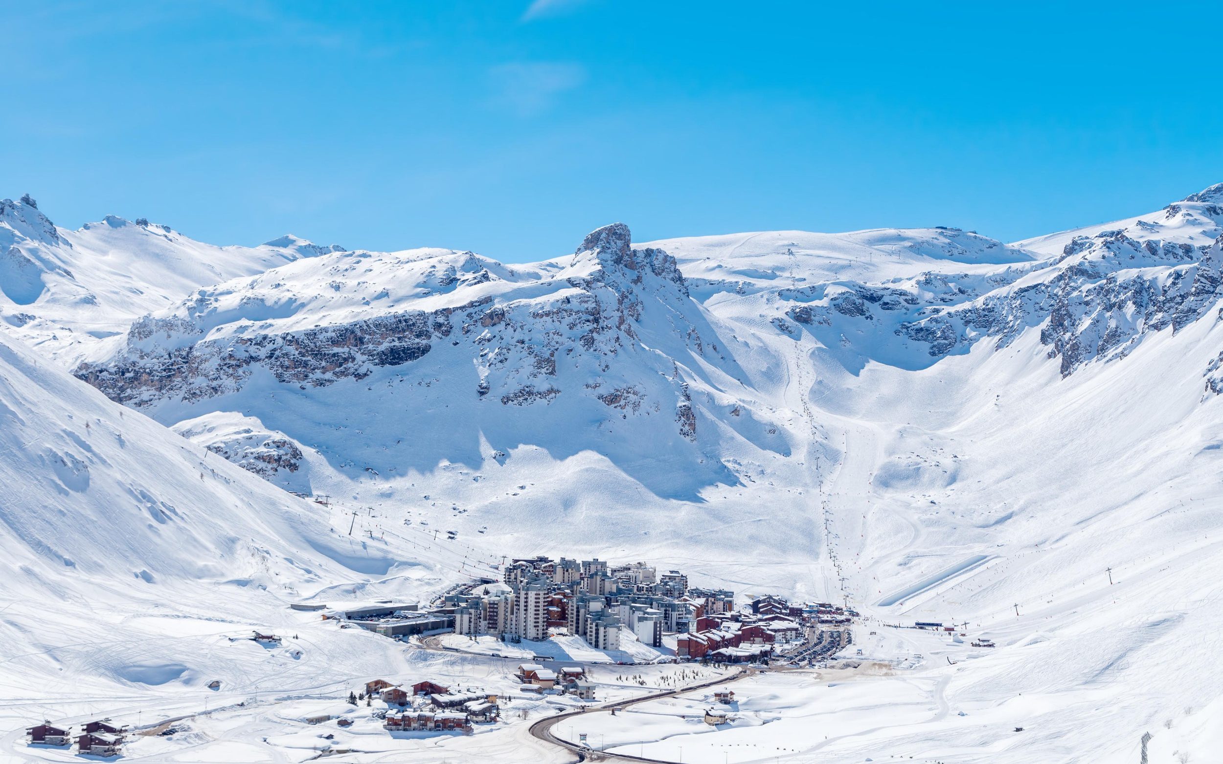 Tignes slopes, France