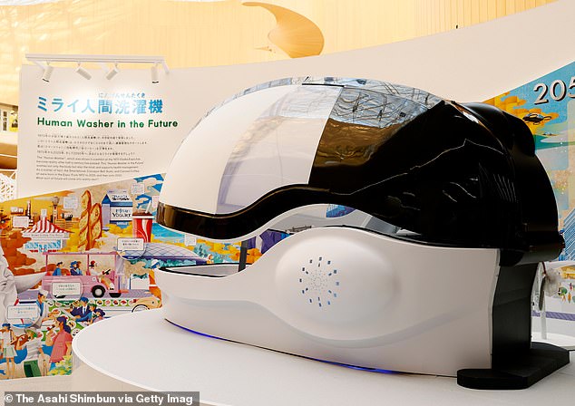 Human washing machine that can clean head to toe goes on sale for £ ...