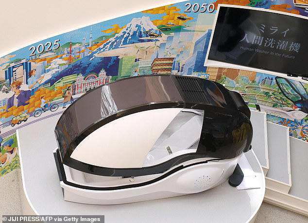 Human washing machine that can clean head to toe goes on sale for £ ...