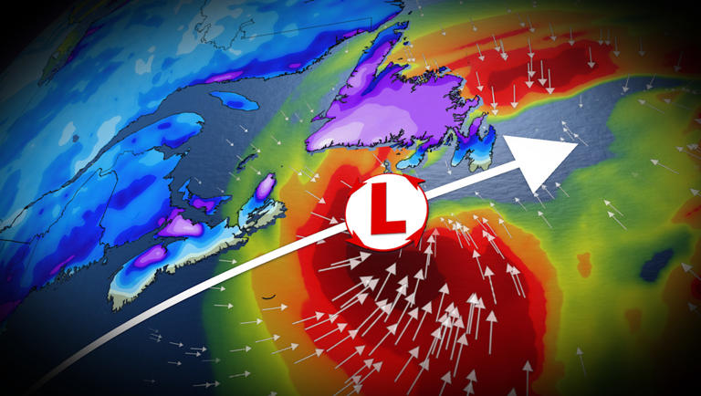 Powerful nor'easter set to slam Atlantic Canada with heavy snow and ...