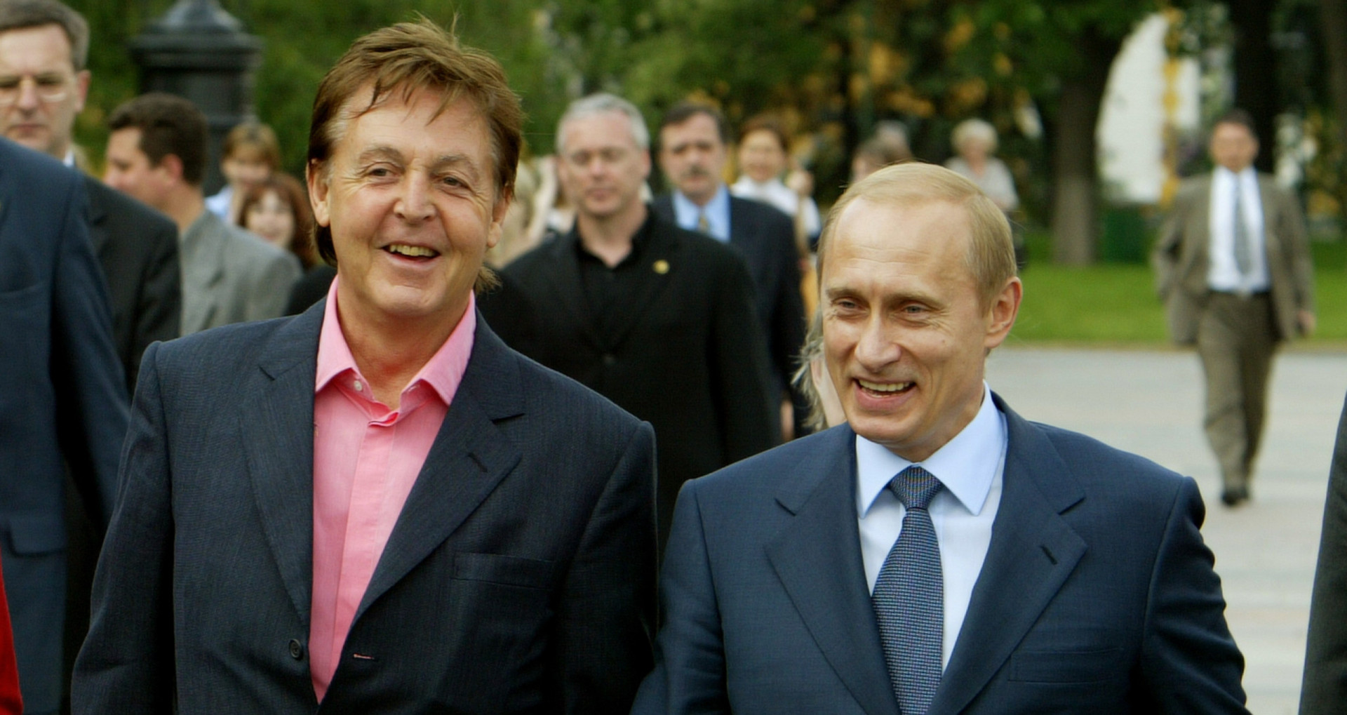 When celebrities met Putin
