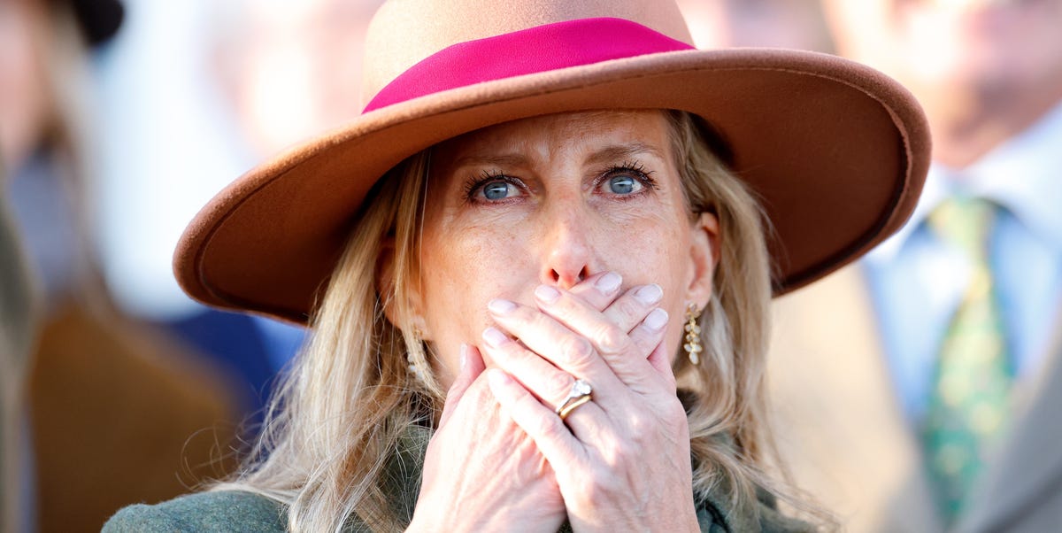 ‘Shocked’ Sophie, Duchess of Edinburgh reacts during dramatic horse