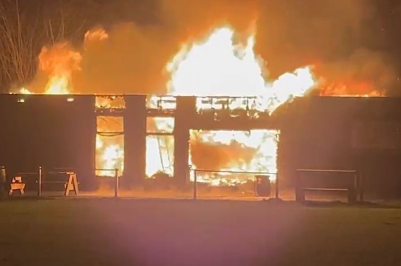 Pictures show devastating scale of damage after major fire hits Welsh ...