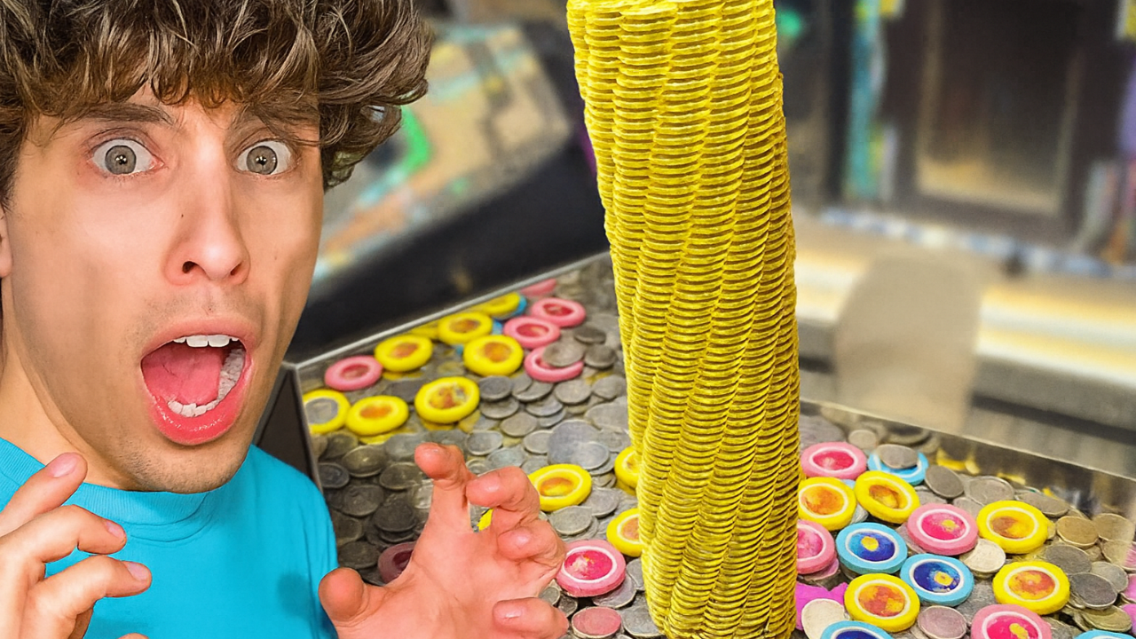 The craziest coin pusher I’ve ever played... jackpot or bust?