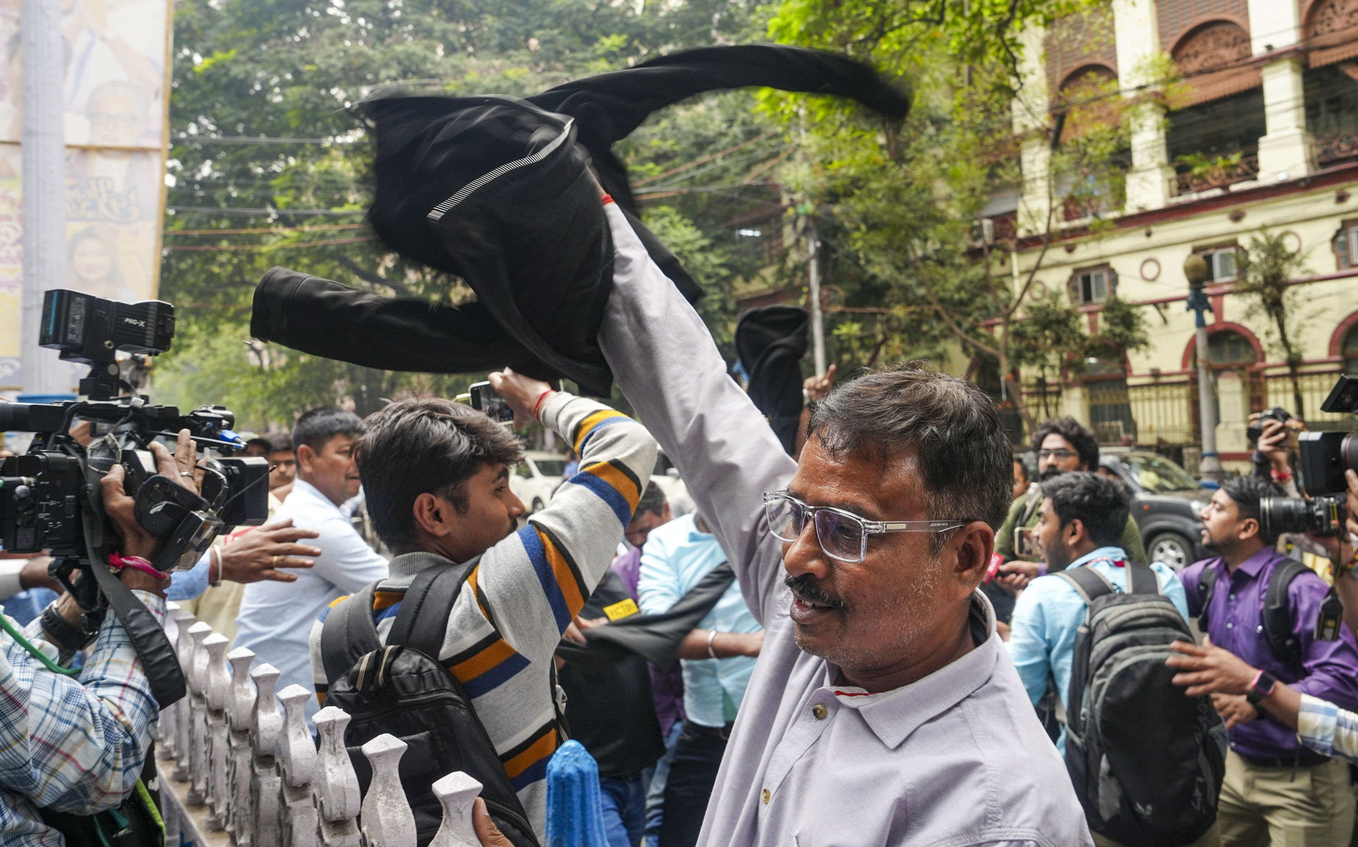 WB BLO protest: High drama at CEO office; BJP leaders meet poll officials