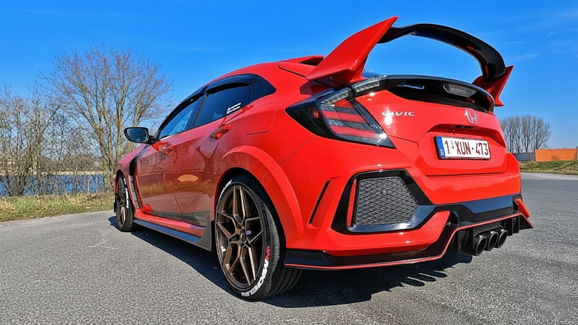 386HP Civic Type R FK8 – 0–275 KM/H Run!