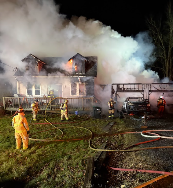 5 people displaced after early morning house fire in rural Centre County