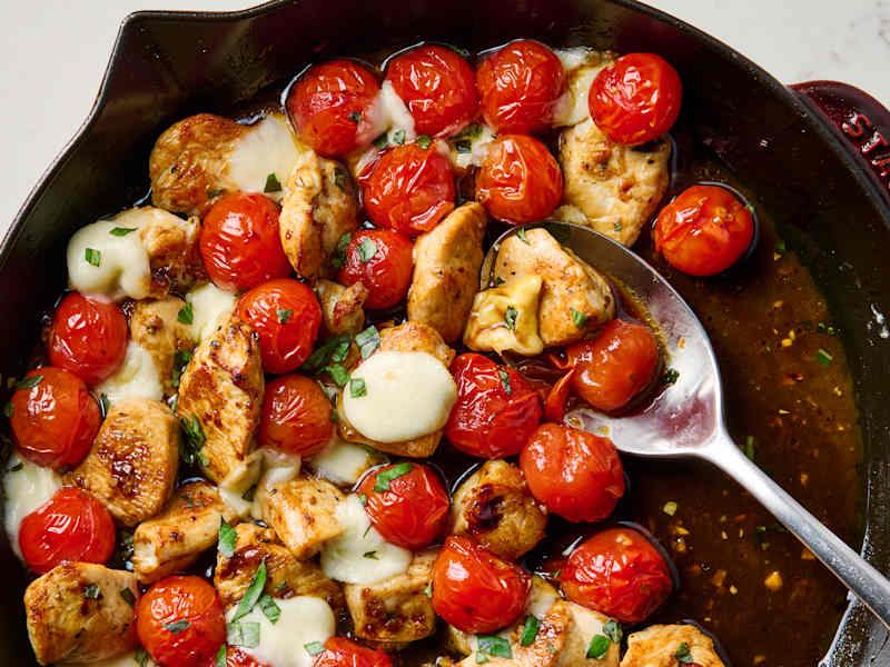 Caprese Chicken Bites Recipe