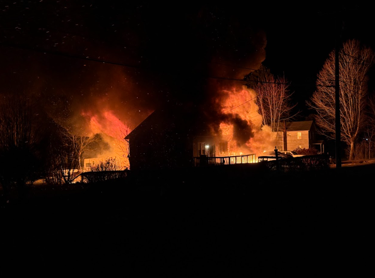 5 people displaced after early morning house fire in rural Centre County