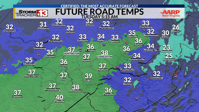 Advisories for slick roads: snow, rain & ice Tuesday