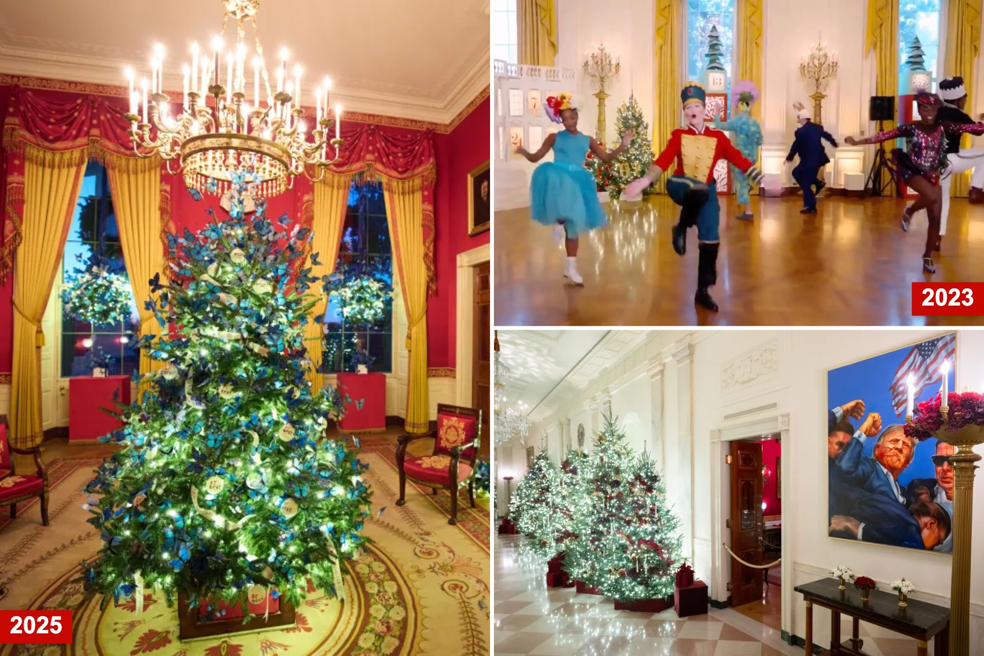 What a difference an admin makes as First lady Melania Trump unveils ...