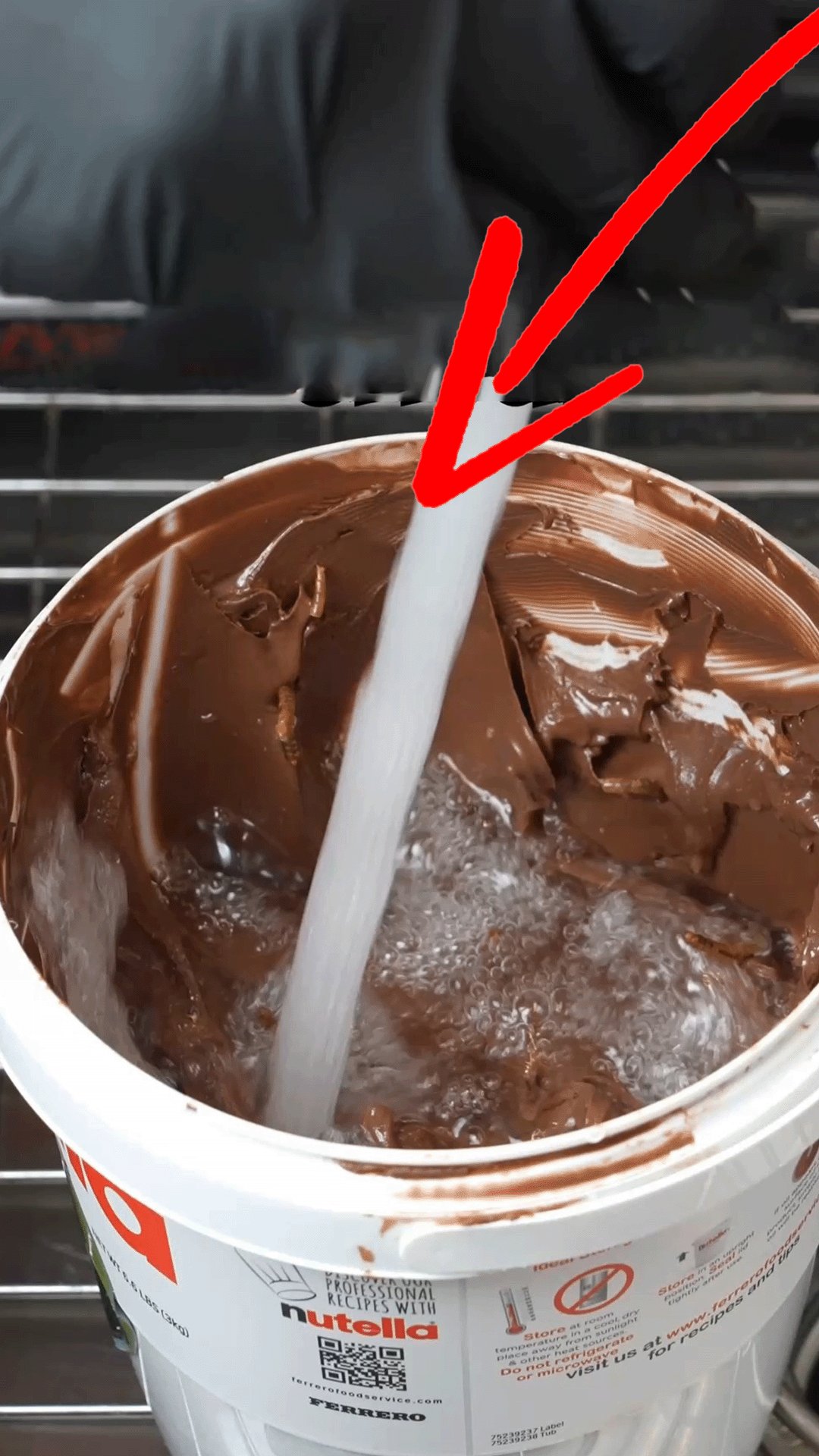 Peanut Butter and Nutella Serving Trick