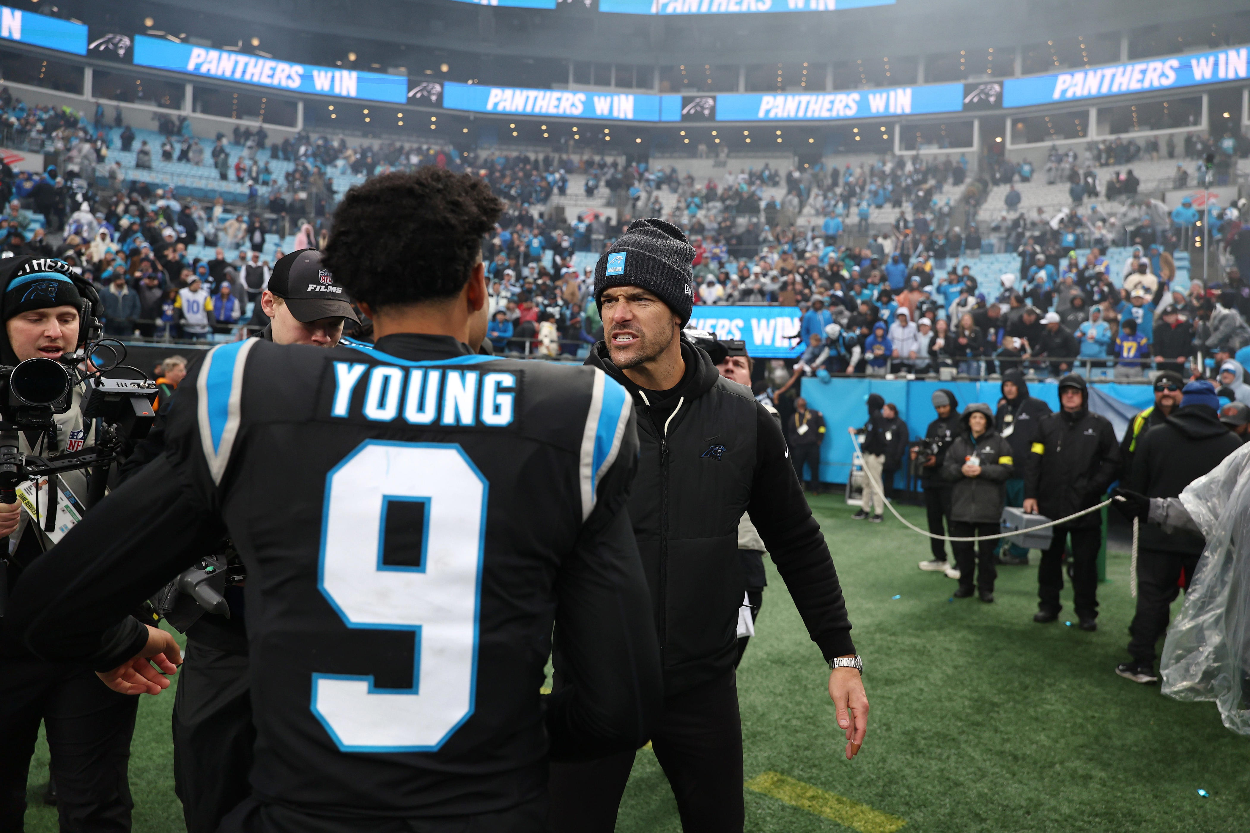 NFL world reacts to Panthers' shocking Week 13 upset of Rams