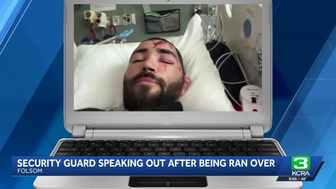 'I thought I was going to die': Folsom security guard run over by truck ...