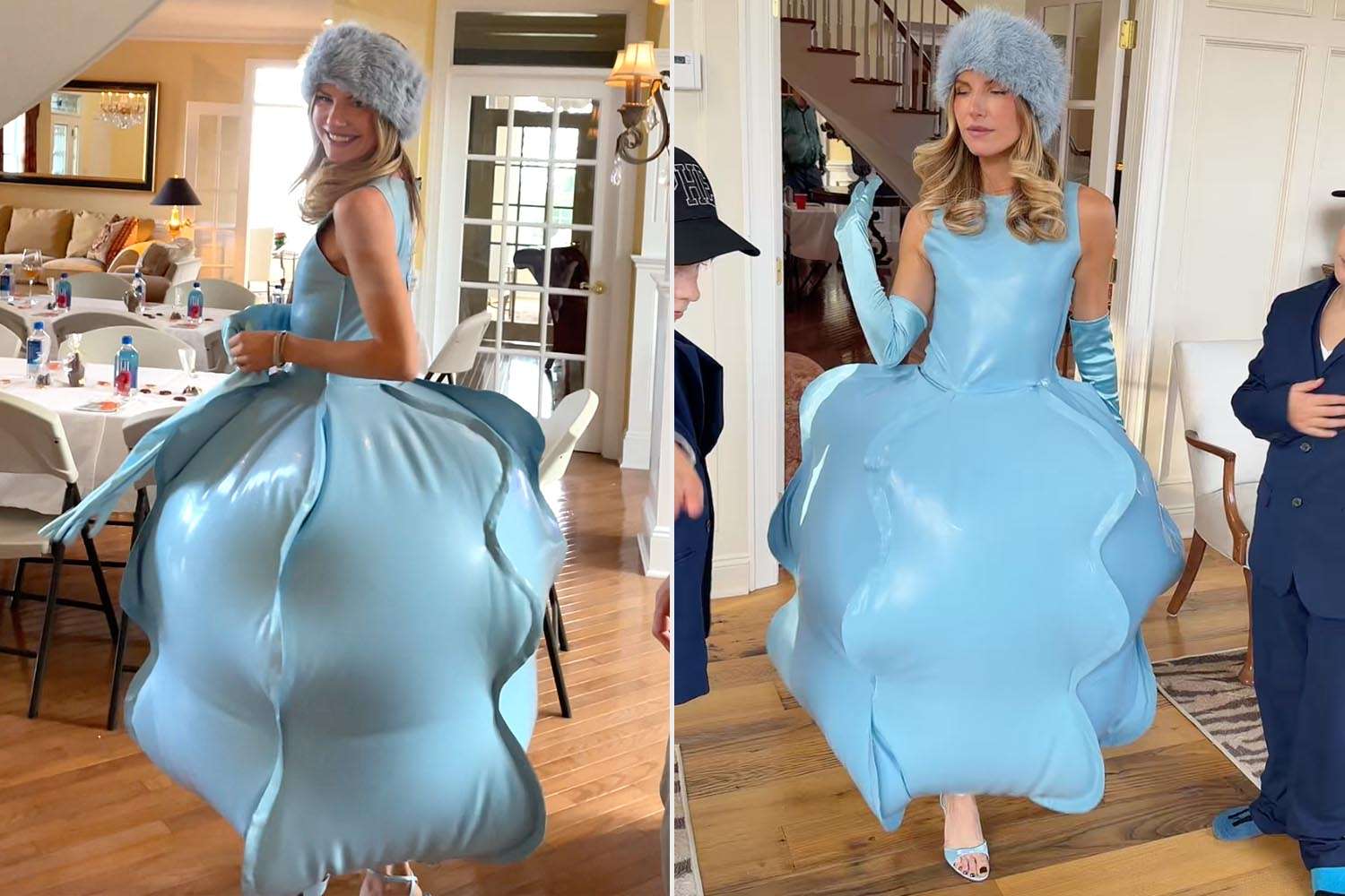 Influencer Wore 'Outrageous' $1,700 Inflatable Latex Dress for ...