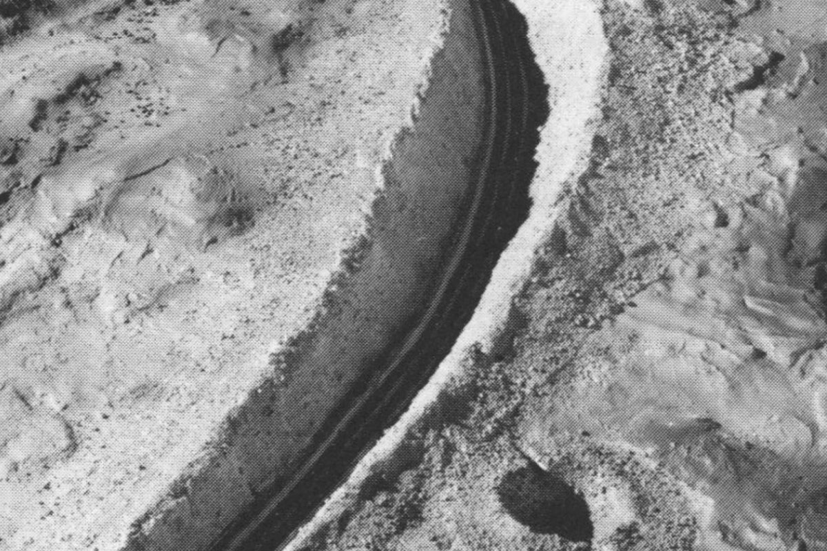 A concept model for a trench carved by Project Carryall.