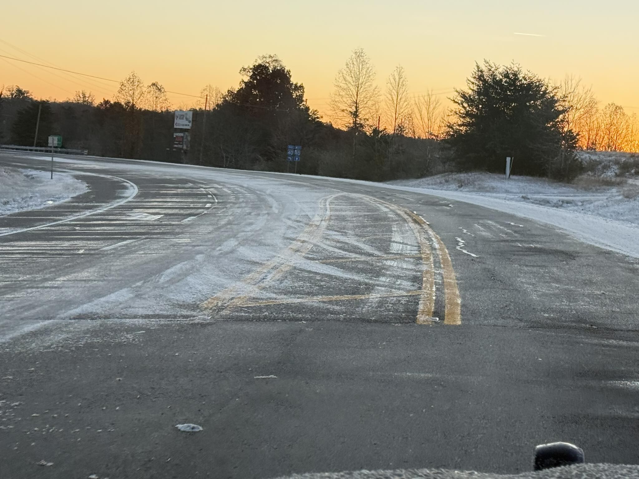 Police urge drivers to prepare for icy road conditions on their morning ...
