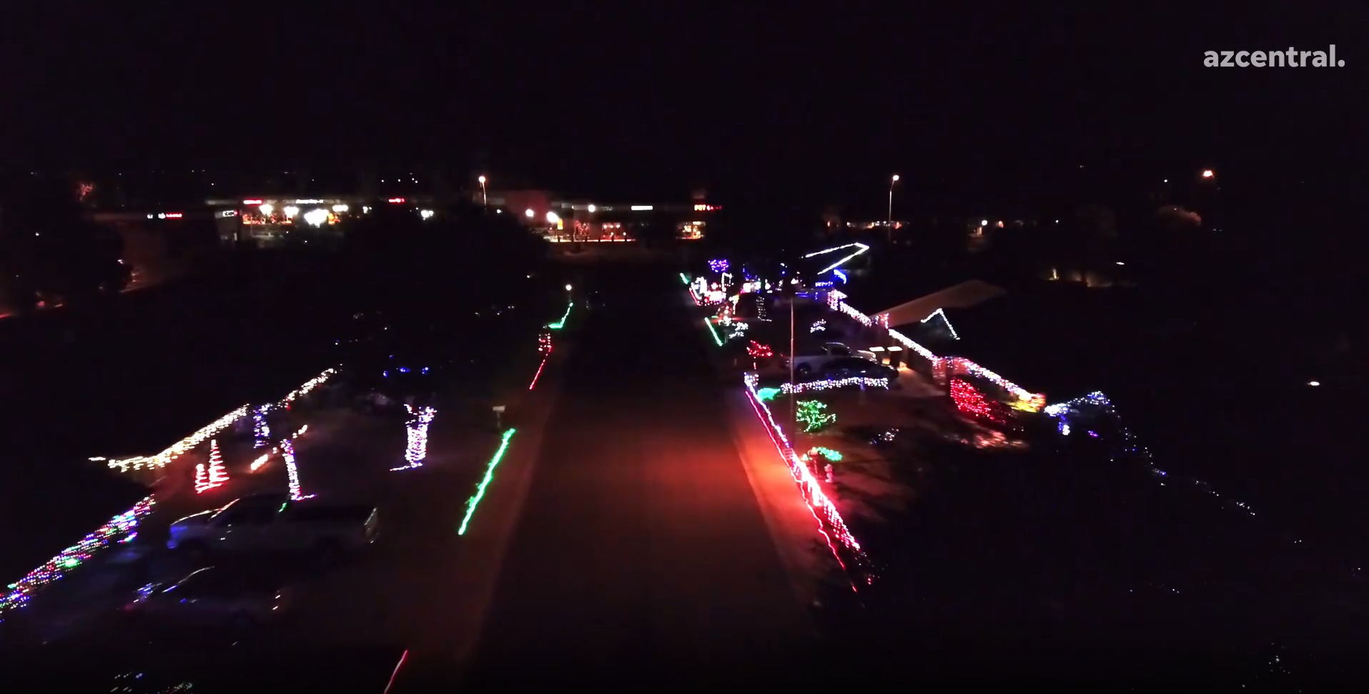 A whole Phoenix neighborhood is synced to Christmas music. See the