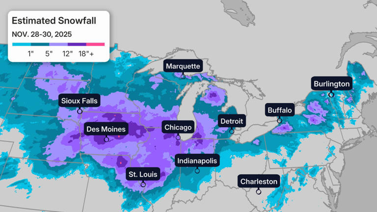 The Post-Thanksgiving Winter Storm Smashed Several Early-Season Midwest ...