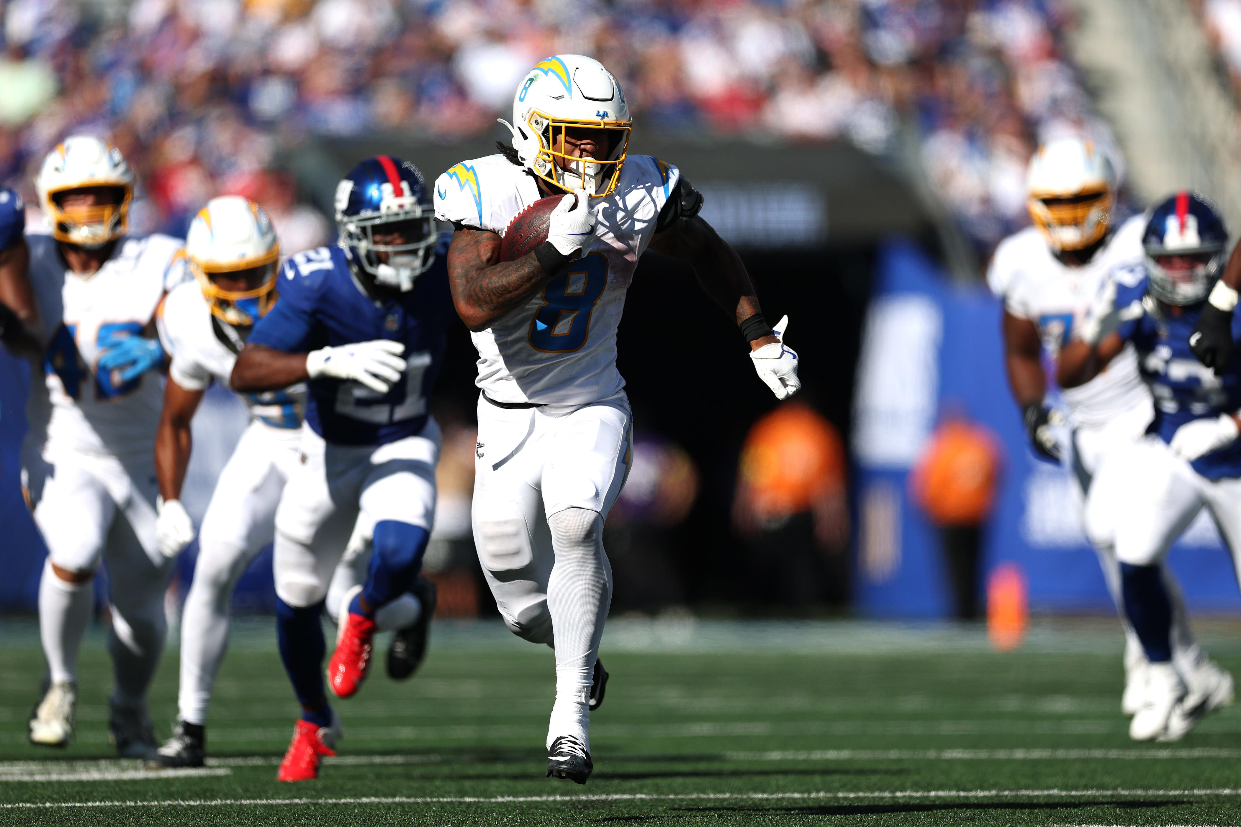 Is Omarion Hampton playing today? Latest injury news on Chargers ...