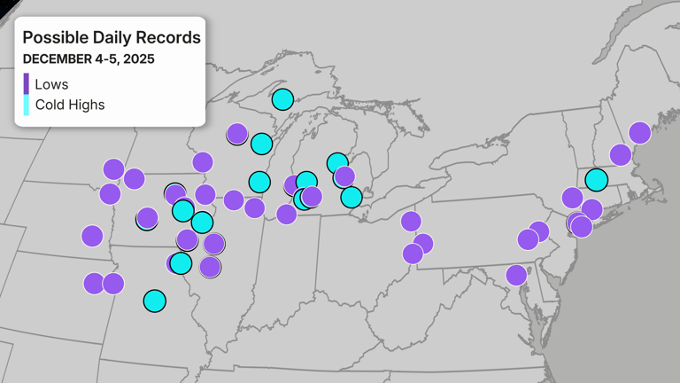 First Week Of Meteorological Winter Will Bring Record Cold To Millions ...