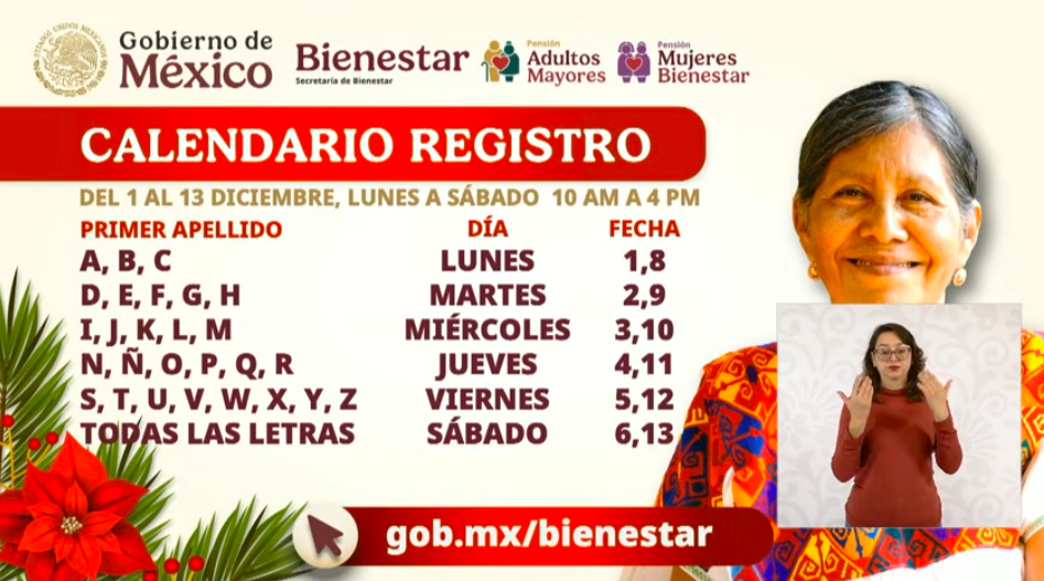 Hay nuevo calendario de registro para acceder a la Pensión Mujeres ...