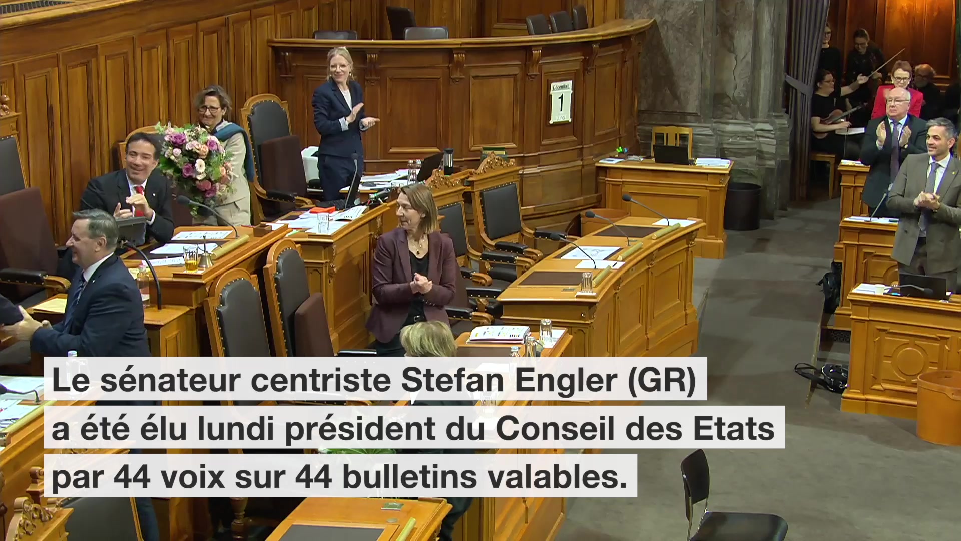 Stefan Engler élu président du Conseil des Etats