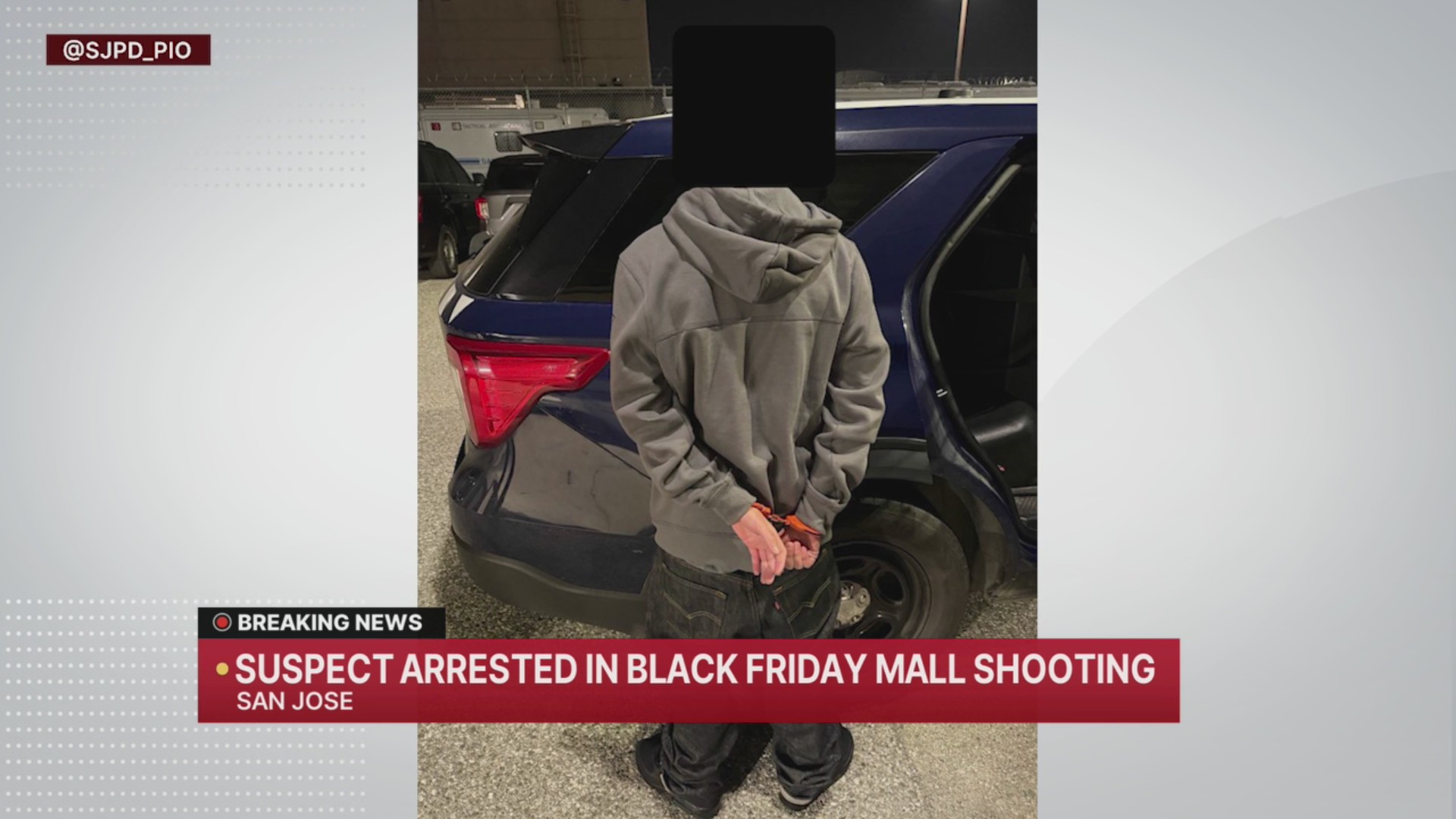 Westfield Valley Fair mall shooter captured, police say