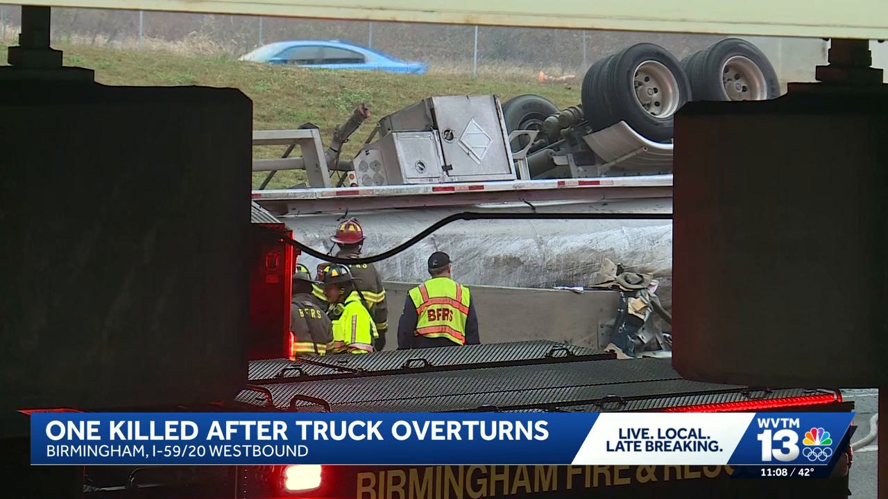 Wedowee man dies in tractor-trailer crash on I-65 in Birmingham