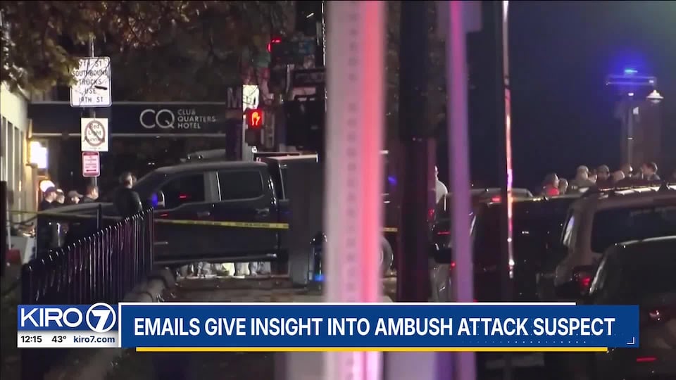 VIDEO: Emails give insight into ambush attack suspect