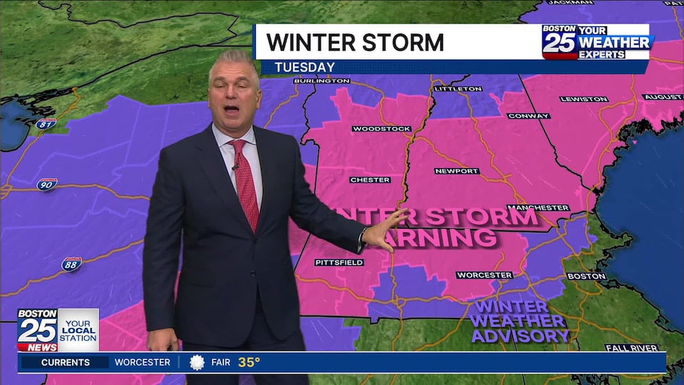 New map shows shift in expected snow totals for Massachusetts