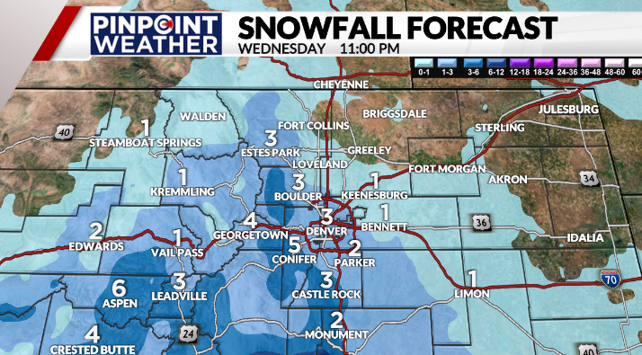 Colorado snow totals for Thanksgiving weekend 2025: Up to 14 inches