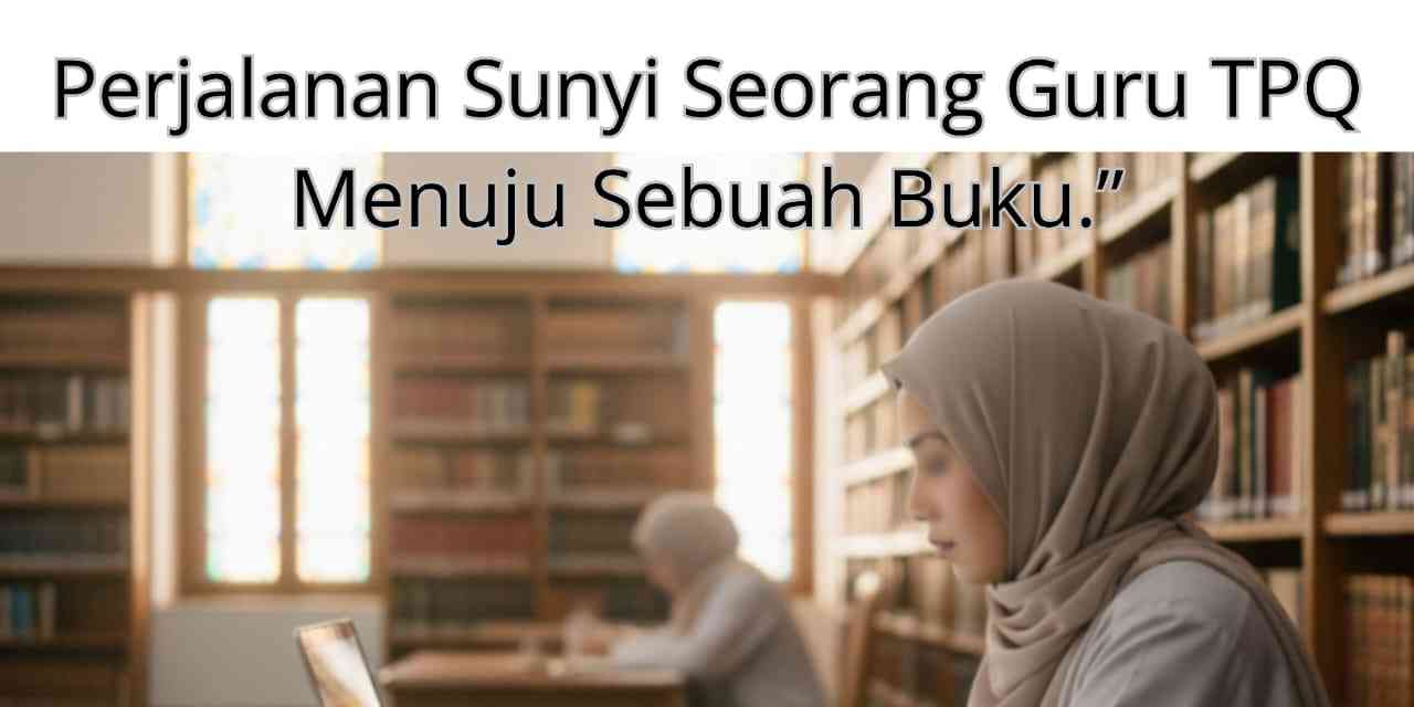 Perjalanan Mengharukan Guru TPQ: Menerbitkan Buku "Pernikahan Jariyah" di Tengah Keterbatasan