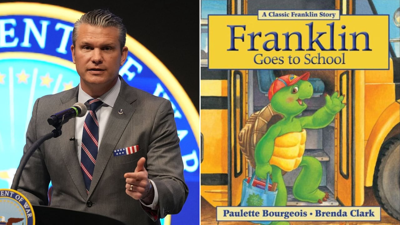 Pete Hegseth's use of Canadian character Franklin the turtle in post ...