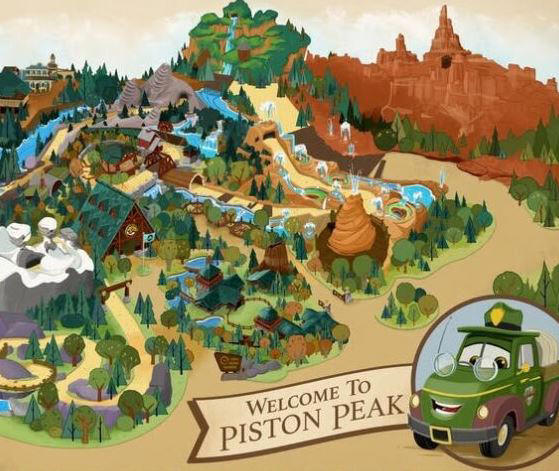Construction Update on Cars Piston Peak Coming to the Magic Kingdom
