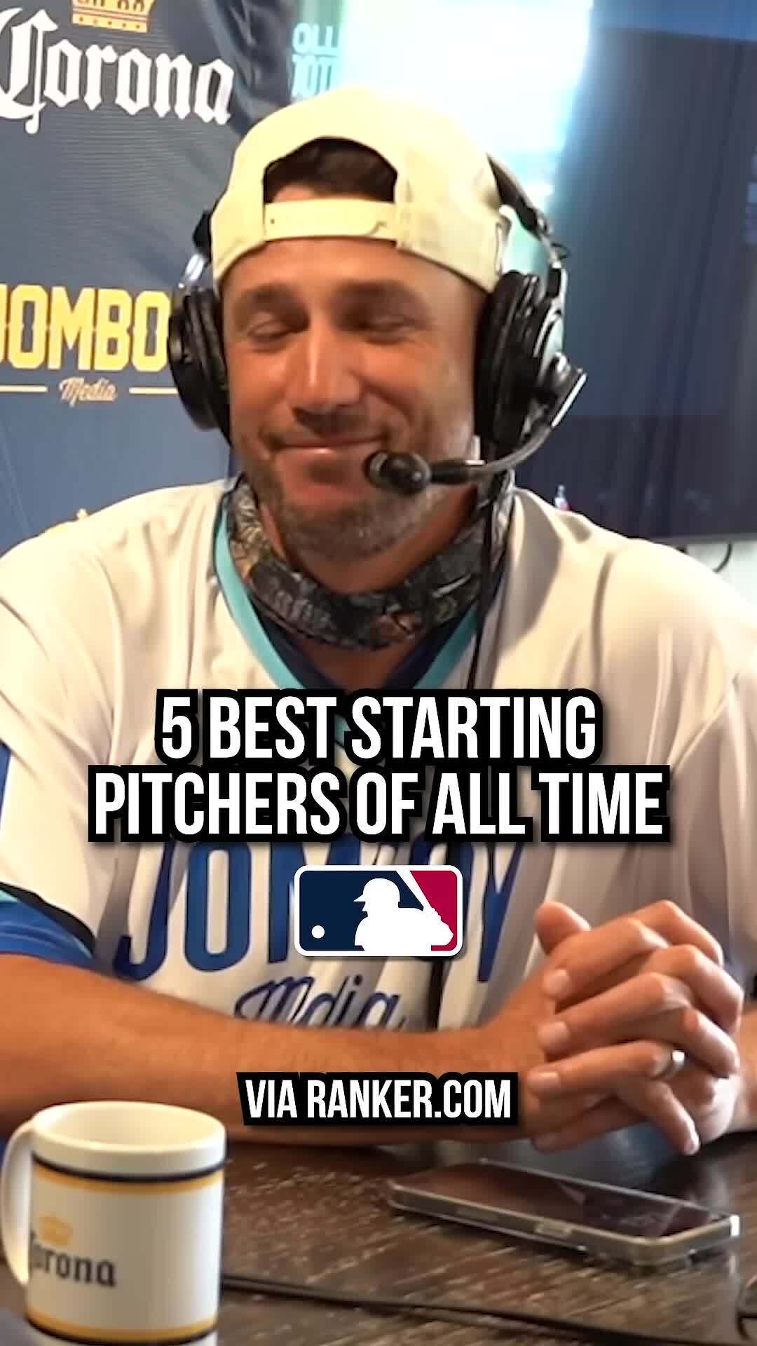 Five best starting pitchers of all-time! #mlb #baseball #pitching #trivia