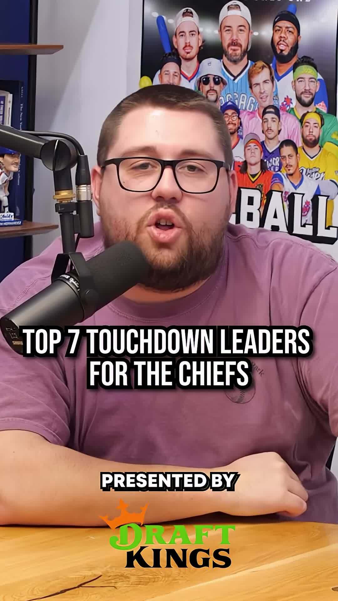 Kansas City Chiefs top seven all-time touchdown leaders, presented by ...