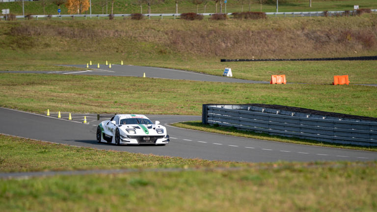 This hydrogen-powered V6 racecar is here to save the combustion engine