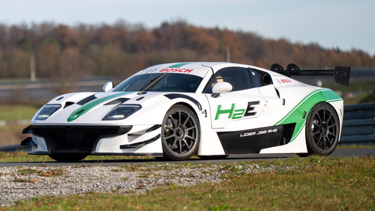 This hydrogen-powered V6 racecar is here to save the combustion engine
