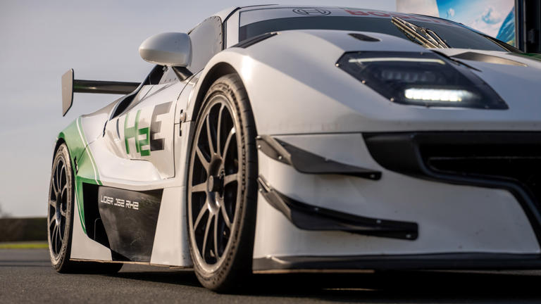 This hydrogen-powered V6 racecar is here to save the combustion engine
