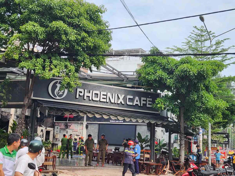 Vụ cháy không gây thiệt hại về người. Ảnh: Đông Hoàng