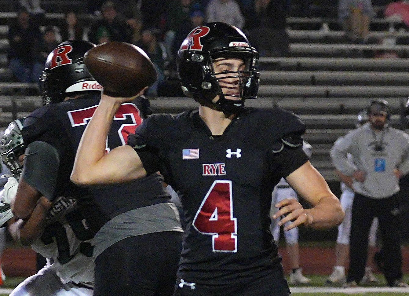 Rye quarterback Carson Miller sets a Section 1 passing record