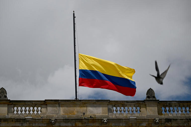 Le drapeau de la Colombie, le 11 août 2025.