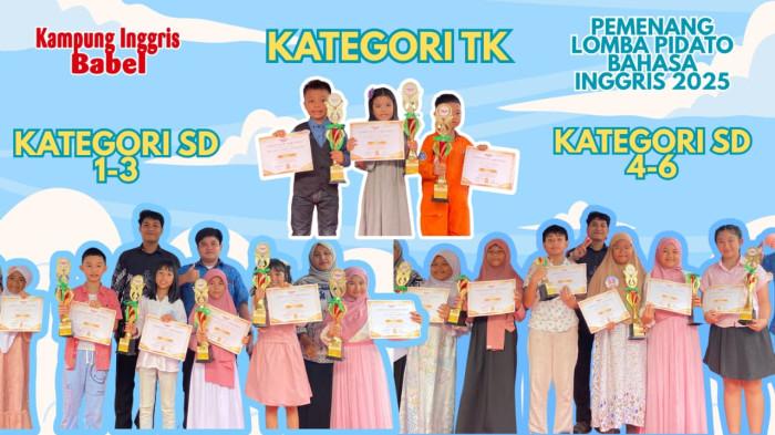Kampung Inggris Babel Hadir di Tanjungpandan, Sukses Gelar Lomba Pidato Bahasa Inggris